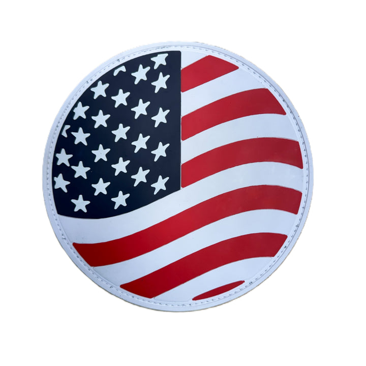 American Flag Premium Rubber Backed Shammy