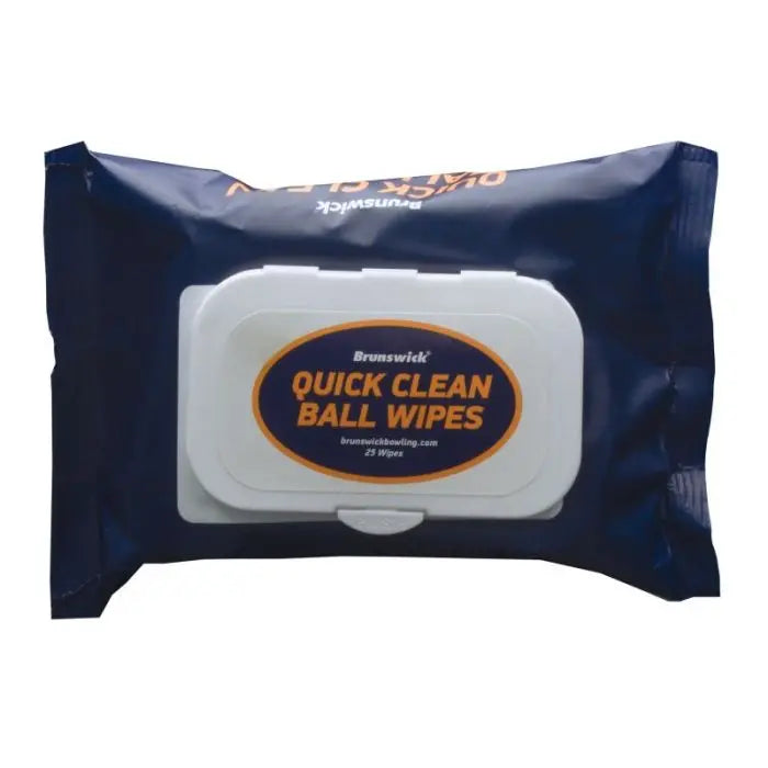 Brunswick Quick Clean Ball Wipes- 25 Per Pack