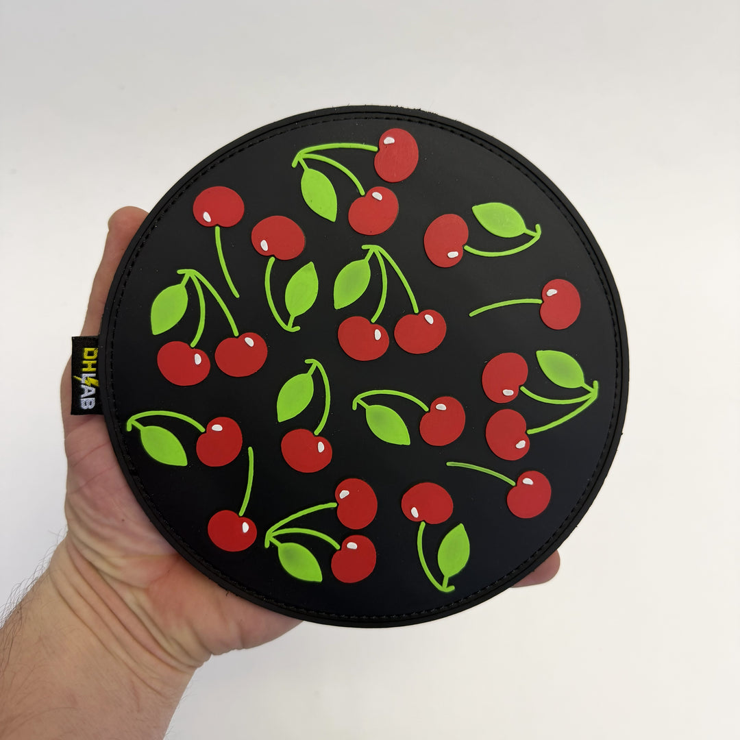 Cherry Rubber Backed Shammy