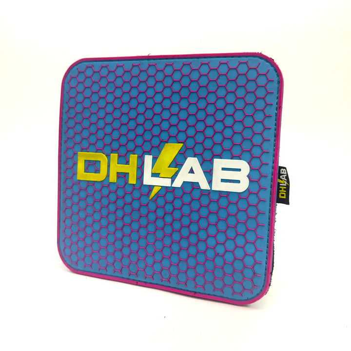 NEW Rounded Square Rubber Backed Shammy - Light Blue / Pink