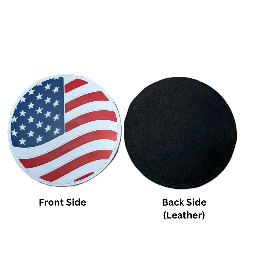 American Flag Rubber Backed Shammy